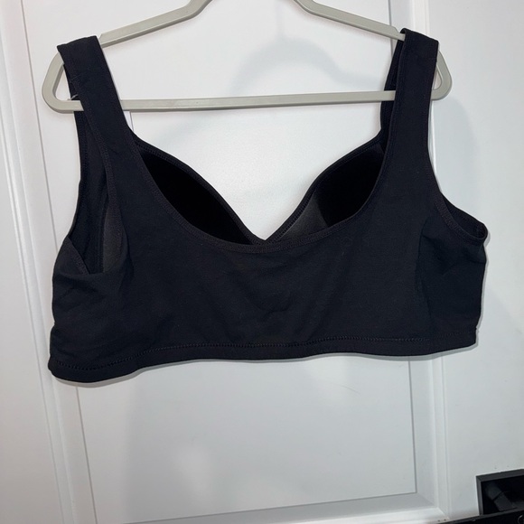 Large Cup Daisy Bra Front Close Wirefree Plus Size 6XL  Black NWT - Picture 3 of 5
